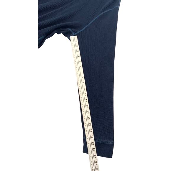 TIMBERLAND Mens Navy Blue Waffle Knit Thermal Shirt Gorpcore Work Shirt Size XXL - Picture 7 of 11